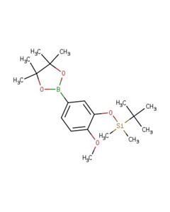 Astatech TERT-BUTYL(2-METHOXY-5-(4,4,5,5-TETRAMETHYL-1,3,2-DIOXABOROLAN-2-YL)PHENOXY)DIMETHYLSILANE; 1G; Purity 95%; MDL-